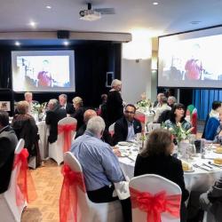 Attendees of the Charity Dinner